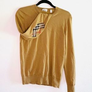 Burberry Sweater with Elbow Patches